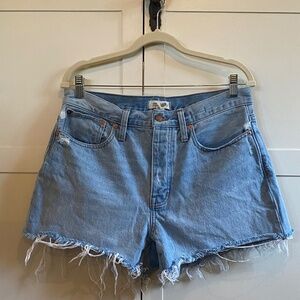 Madewell Curvy Relaxed Denim Shorts